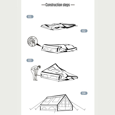 ESTISOCO12.0，4-10 Person Tent, 12㎡