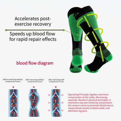 The Run Compression Tall Socks unisex