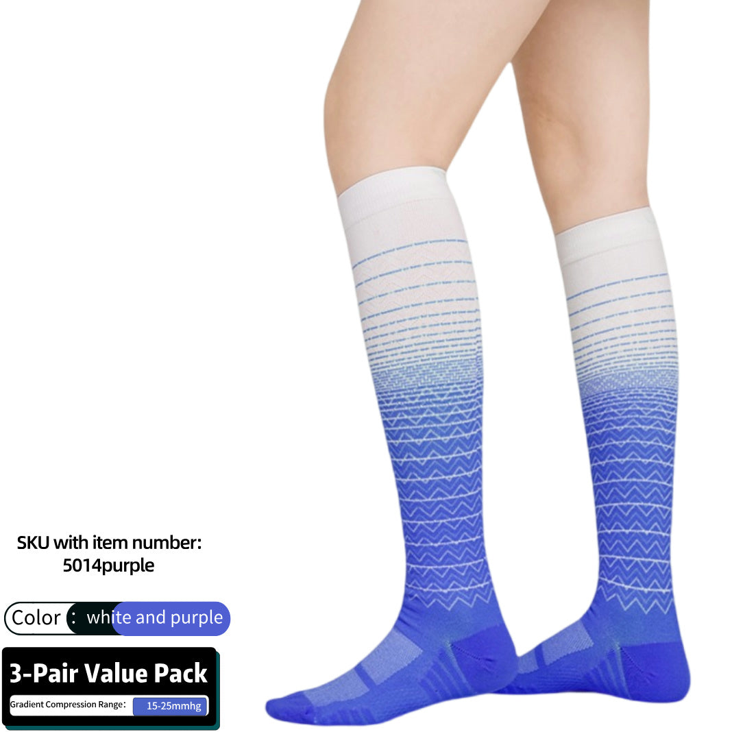 Women's Performance Compression Sock 3-Pack (15-25mmHg)Four season style