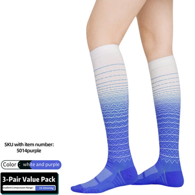 Women's Performance Compression Sock 3-Pack (15-25mmHg)Four season style