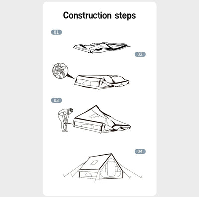 ESTISOCO6.0，3-4 Person Tent, 6.3㎡