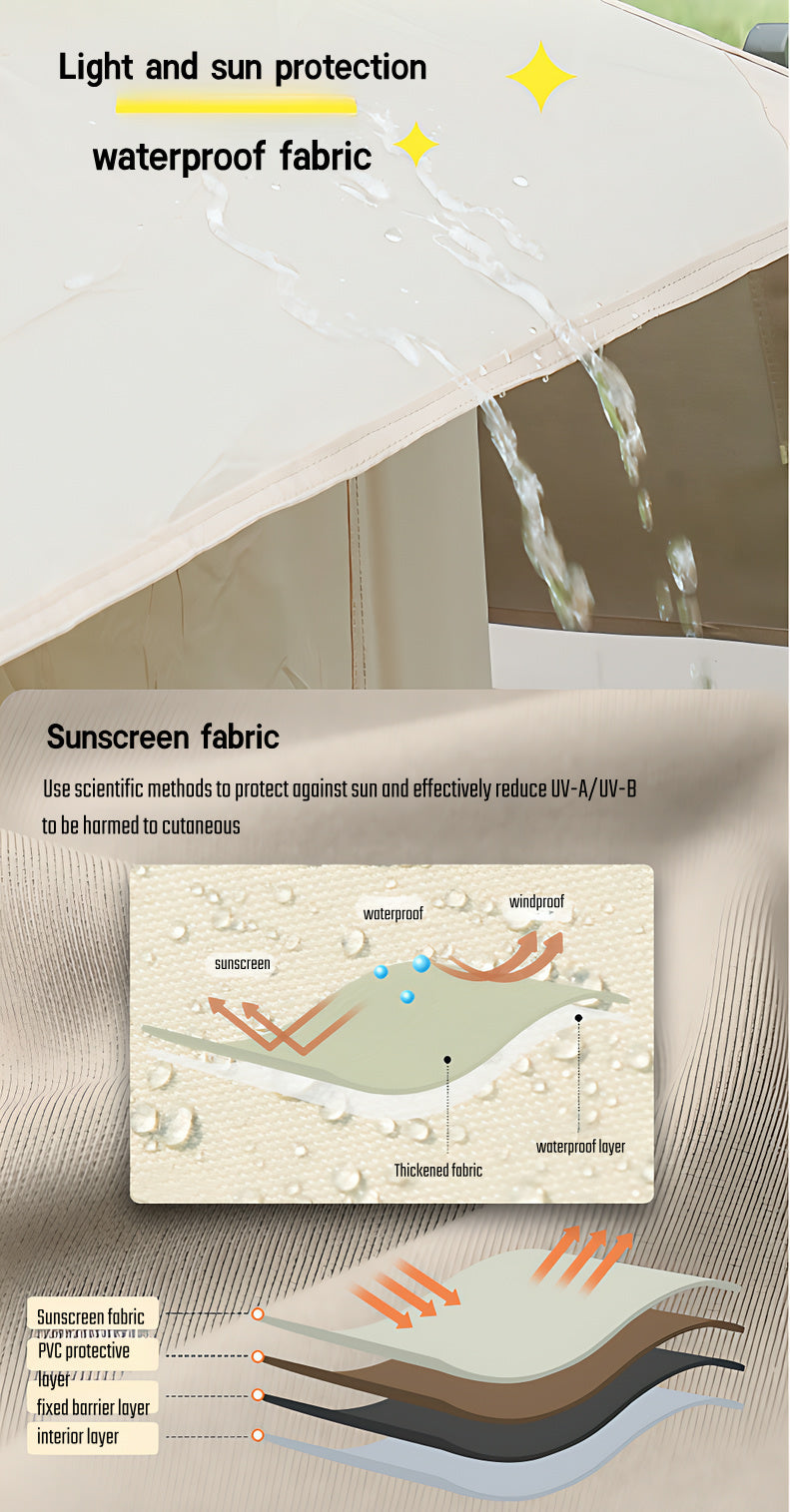 ESTISOCO6.0，1-4 Person Tent, 6.3㎡