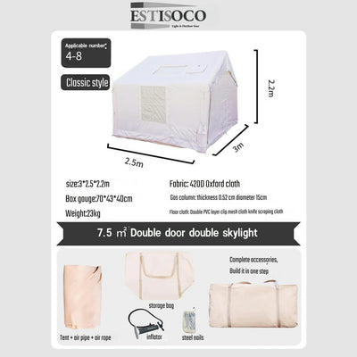 ESTISOCO7.0，4-8 Person Tent, 7.5㎡