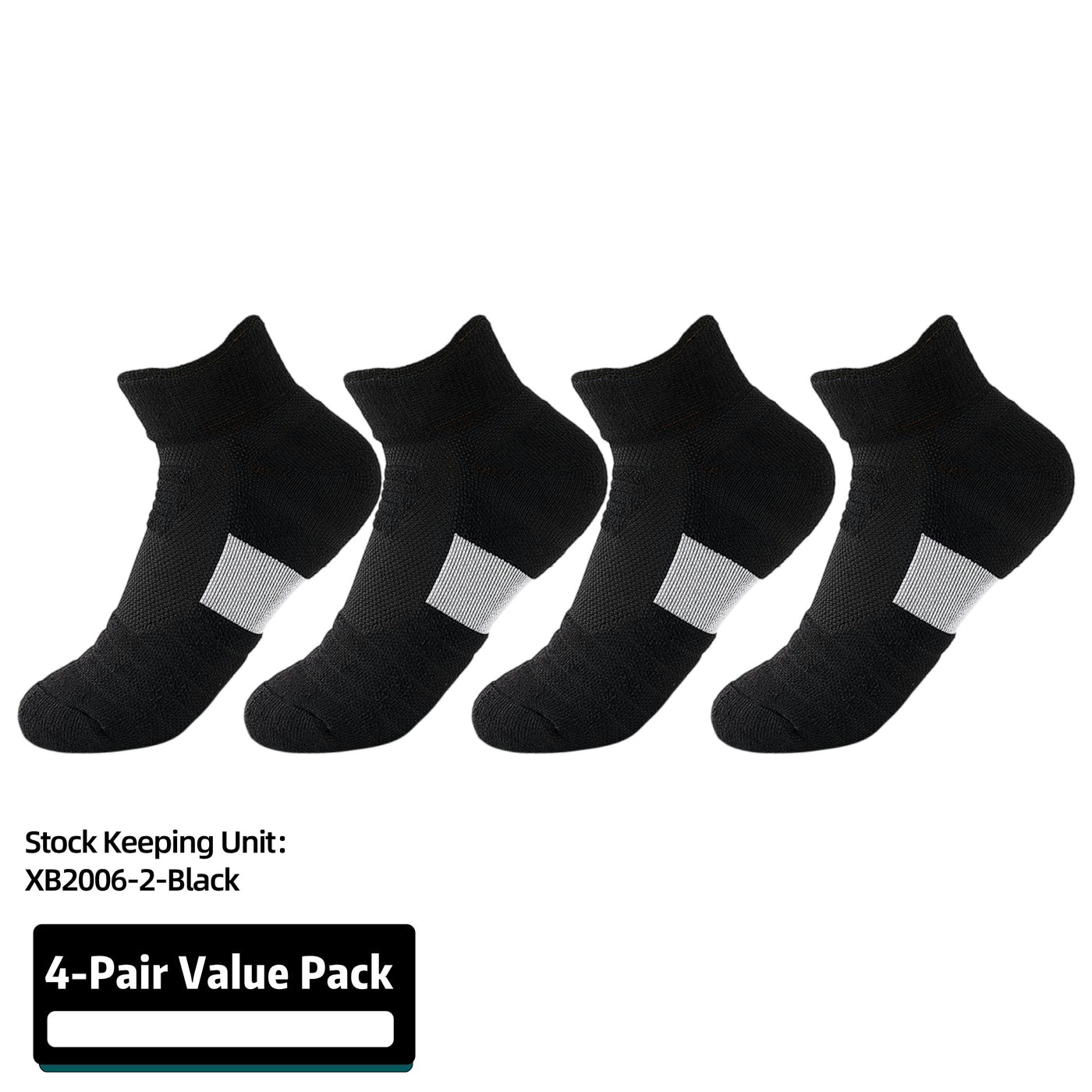 Kids Athletic Sport Sockcs Team Basketball Soccer Crew Socks 4 Pairs