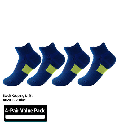 Kids Athletic Sport Sockcs Team Basketball Soccer Crew Socks 4 Pairs