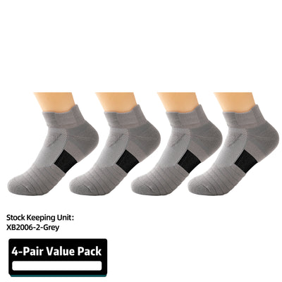 Kids Athletic Sport Sockcs Team Basketball Soccer Crew Socks 4 Pairs