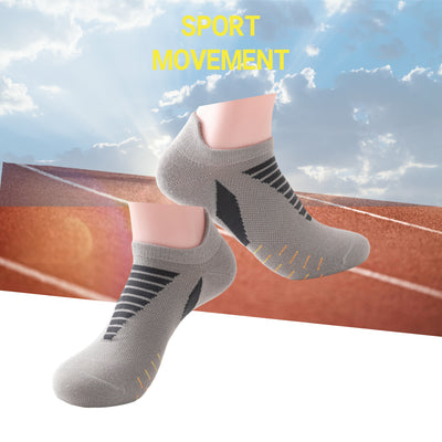 Ultralight Athletic Running Socks for Men and Women with Seamless Toe, Moisture Wicking, Cushion Padding 4Pairs