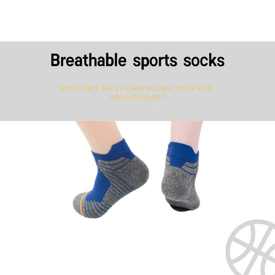 Athletic Ankle Socks  Running Socks,Thick Cushion Padded,Anti-Blister,Seamless,Arch support,Gym,Tennis,4 Pairs