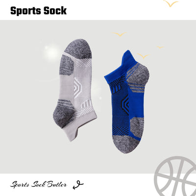 Athletic Running Socks Cushion Padded Moisture Wicking Low Cut 7 Pairs