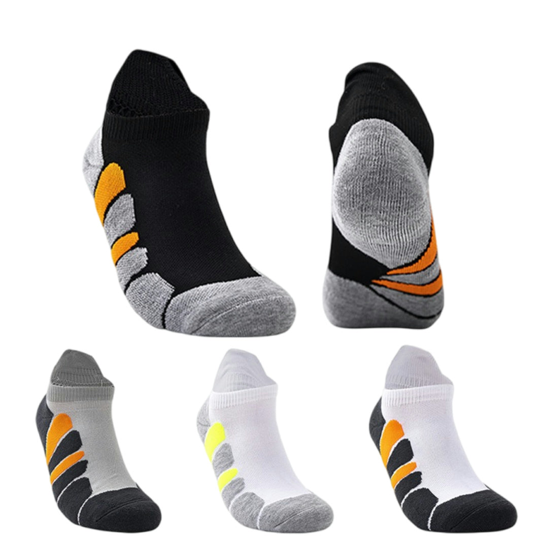 Elite Basketball Socks, 4 Pack Cushion Performance Crew Athletic Socks for Adult & Youth Kids