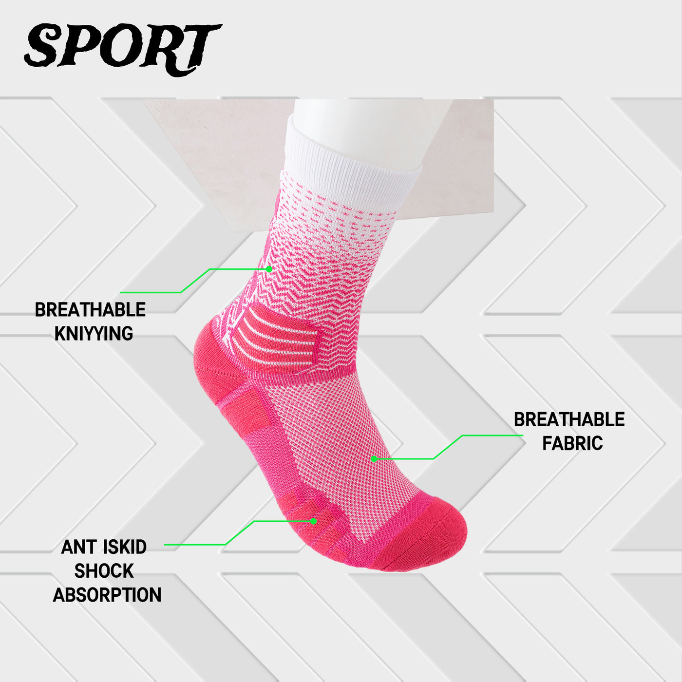 Basketball Socks for Men,Performance Cushioned Men's Athletic Crew Socks with Arch Compression for Cycling Basketball (4 pairs)