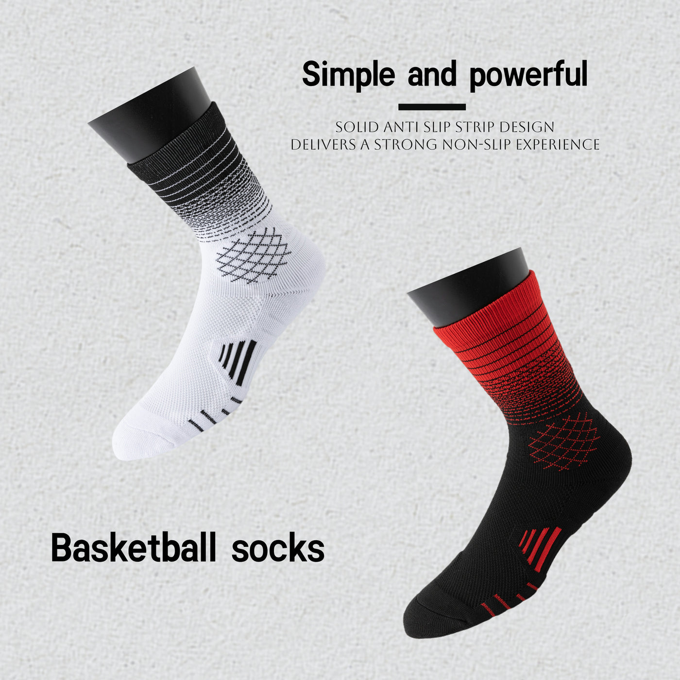 4 Pairs Men's And Women's  Athletic Crew Socks Performance Thick Cushioned Sport Basketball Running Training Compression Sock